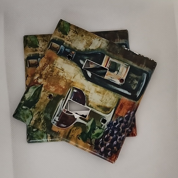 Double decorative switch plate - Picture 2 of 5